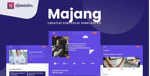 Majang – Personal Portfolio Elementor Template Kit